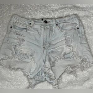 kendall & kylie light-wash jean shorts